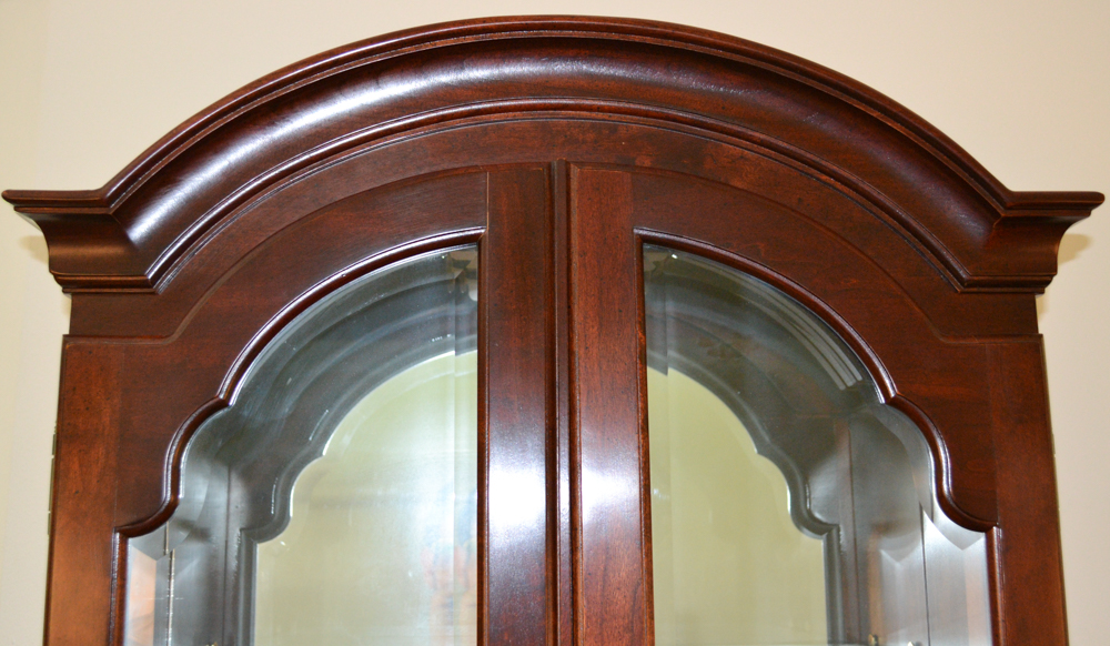 Jasper Furniture Lighted Display Top Secretary Desk