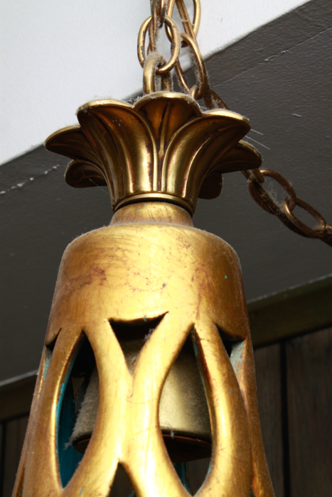 Mid-Century Modern Ceramic Swag Pendant Light