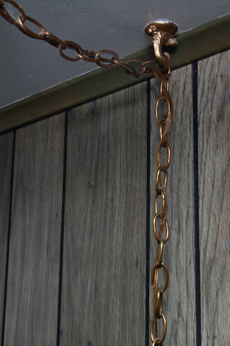 Mid-Century Modern Ceramic Swag Pendant Light