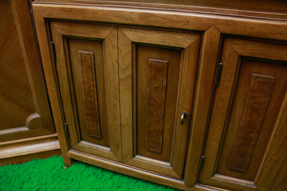 Vintage Sideboard with Fossil Marble Top