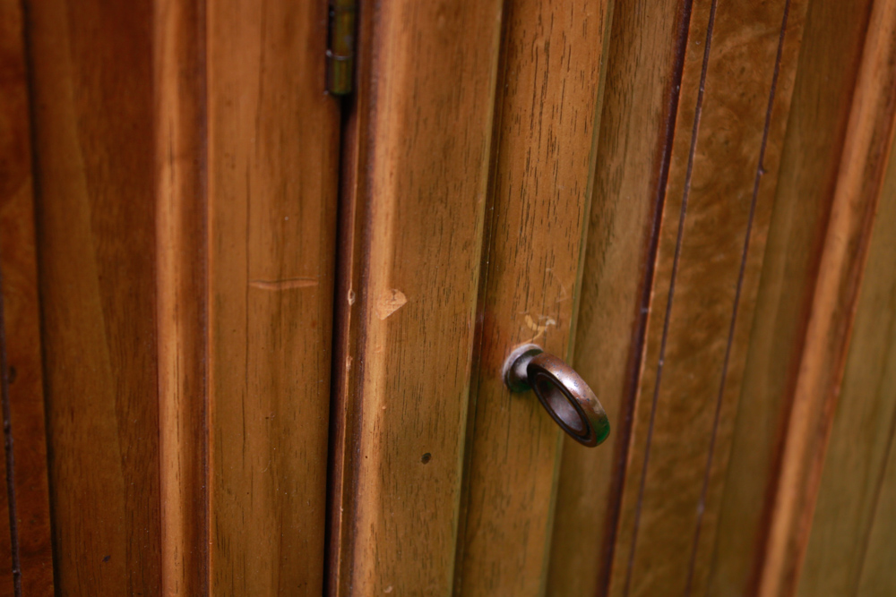 Vintage Sideboard with Fossil Marble Top