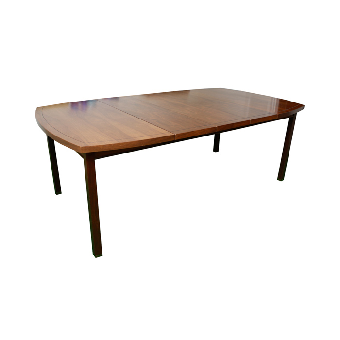 Vintage Mid-Century Modern Dining Room Table with Leaves
