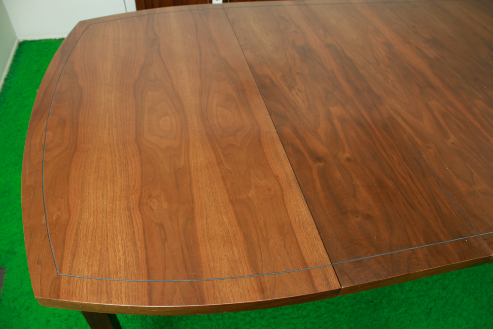 Vintage Mid-Century Modern Dining Room Table with Leaves