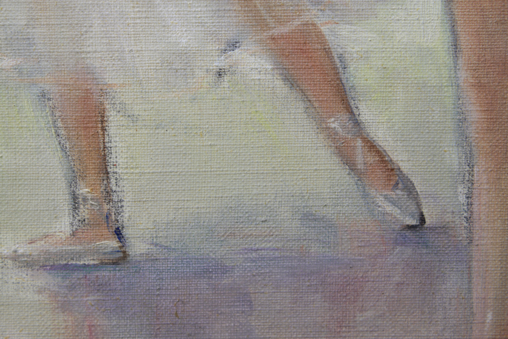 Signed LaFaguay "Dancers" Oil Painting on Canvas