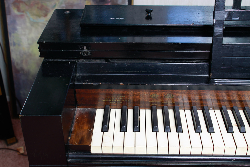 Eavestaff Pianette Spinet Minipiano with Bench
