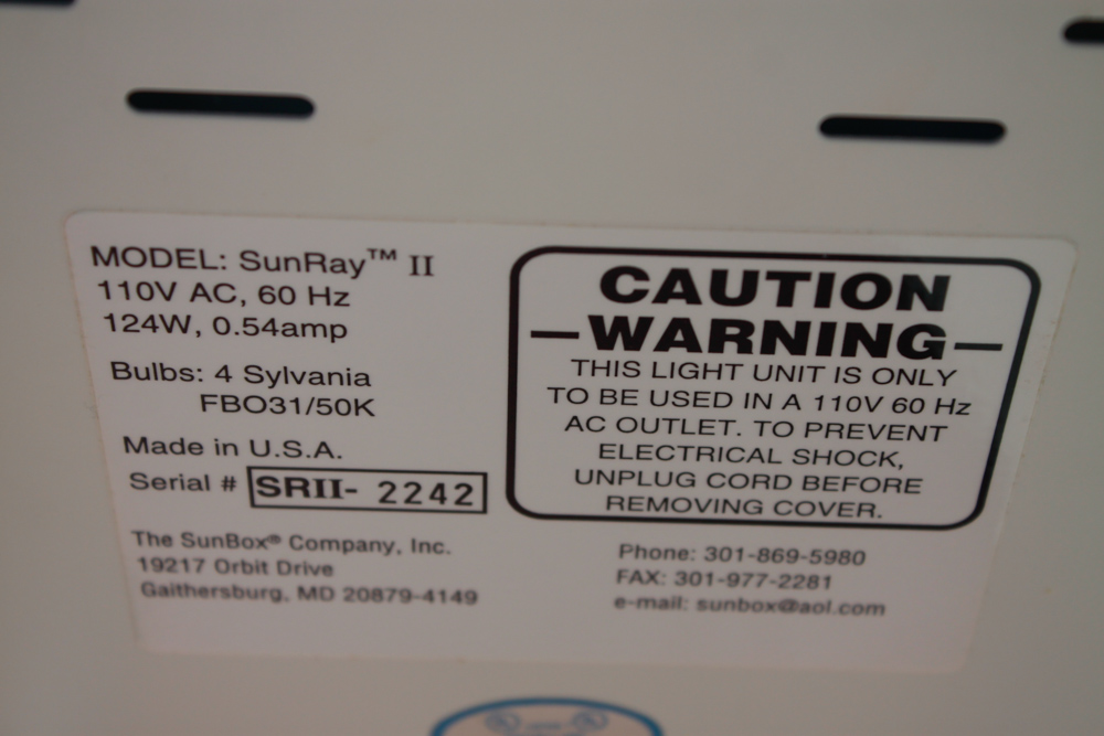 SunRay II SunBox Floor Stand Lamp