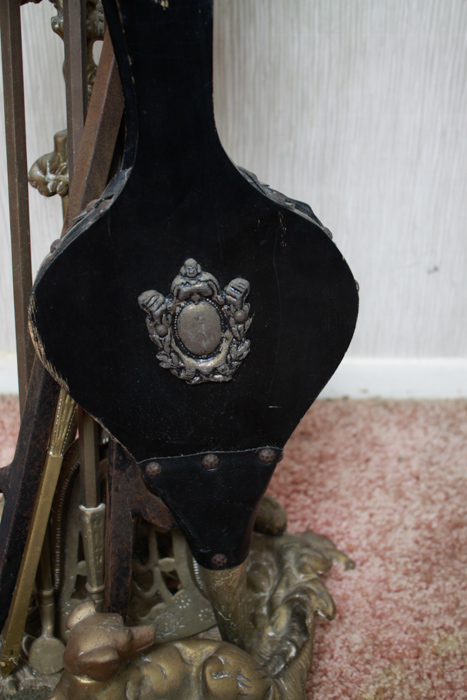 Assorted Fireplace Tools with Bellows