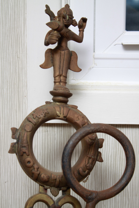 Assorted Fireplace Tools with Bellows