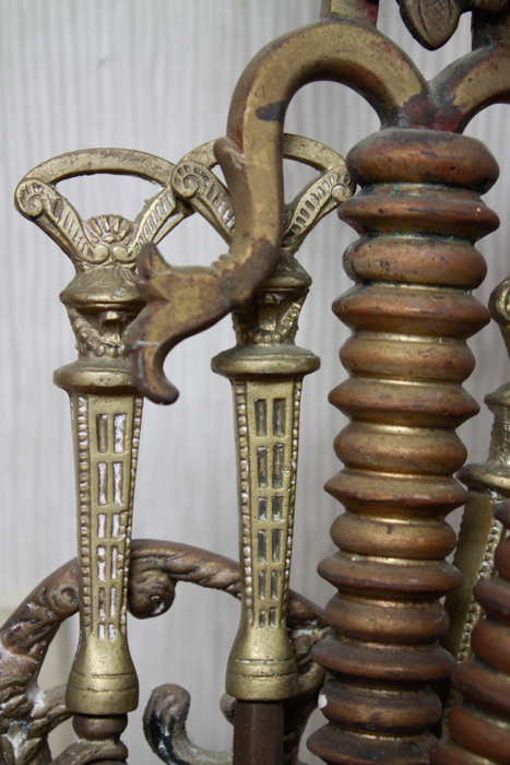 Assorted Fireplace Tools with Bellows