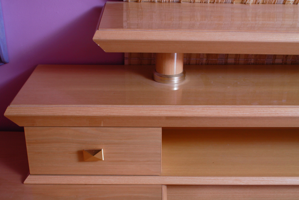 ALF Italia Milano Maple Headboard and Double Nightstand Unit