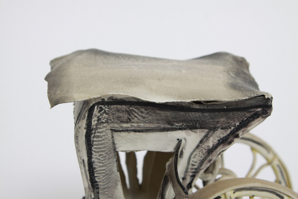 Palladio Italian Ceramic Sculpture of a Carriage