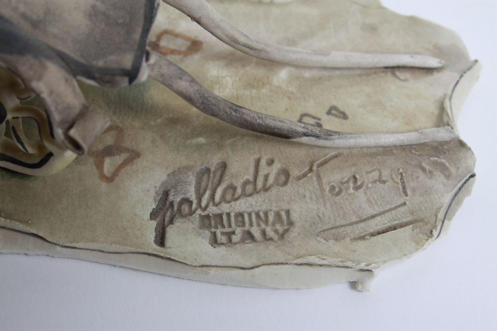 Palladio Italian Ceramic Sculpture of a Carriage