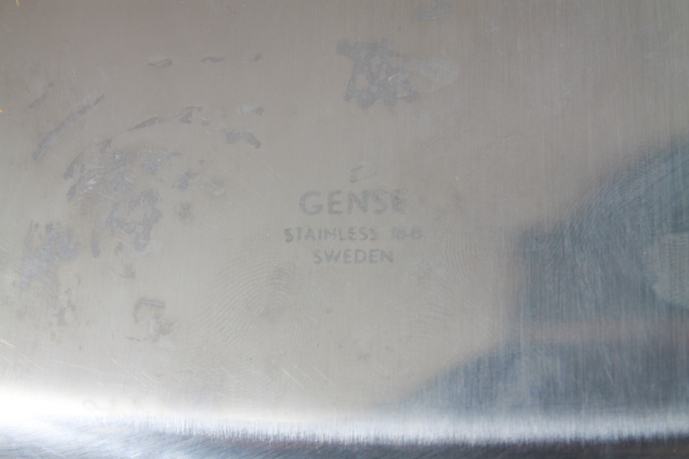 Mid-Century Modern Gense Sweden Tray & Teak Insert