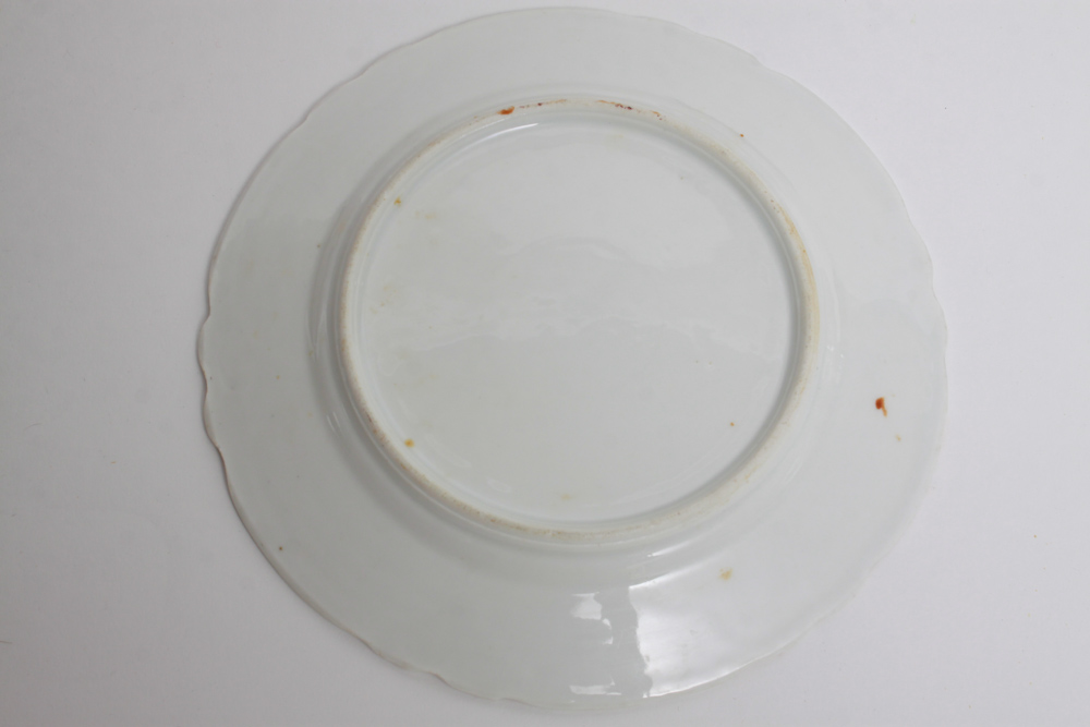 Set of Six China Dessert Plates