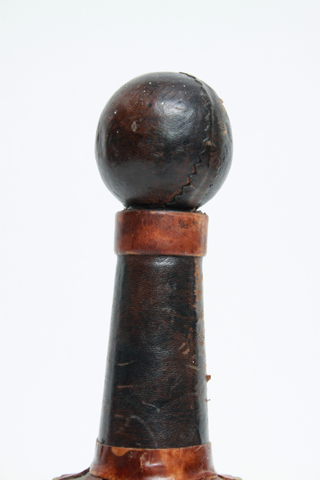 Italian Leather Wrapped Decanter Bottle