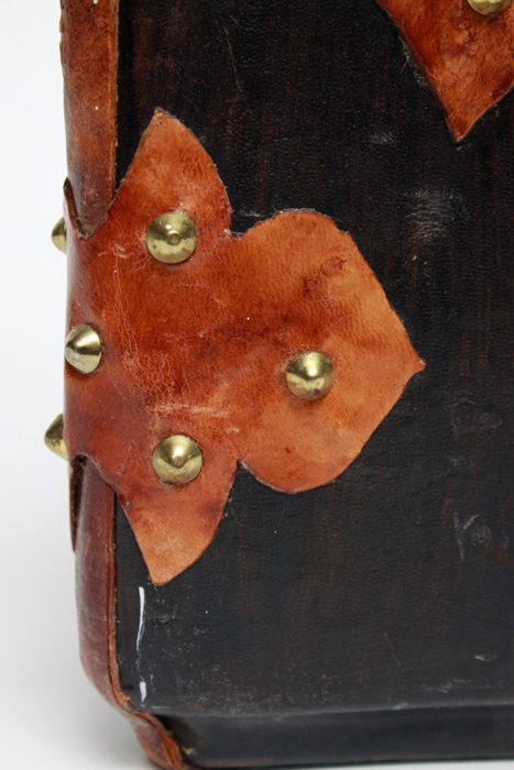 Italian Leather Wrapped Decanter Bottle