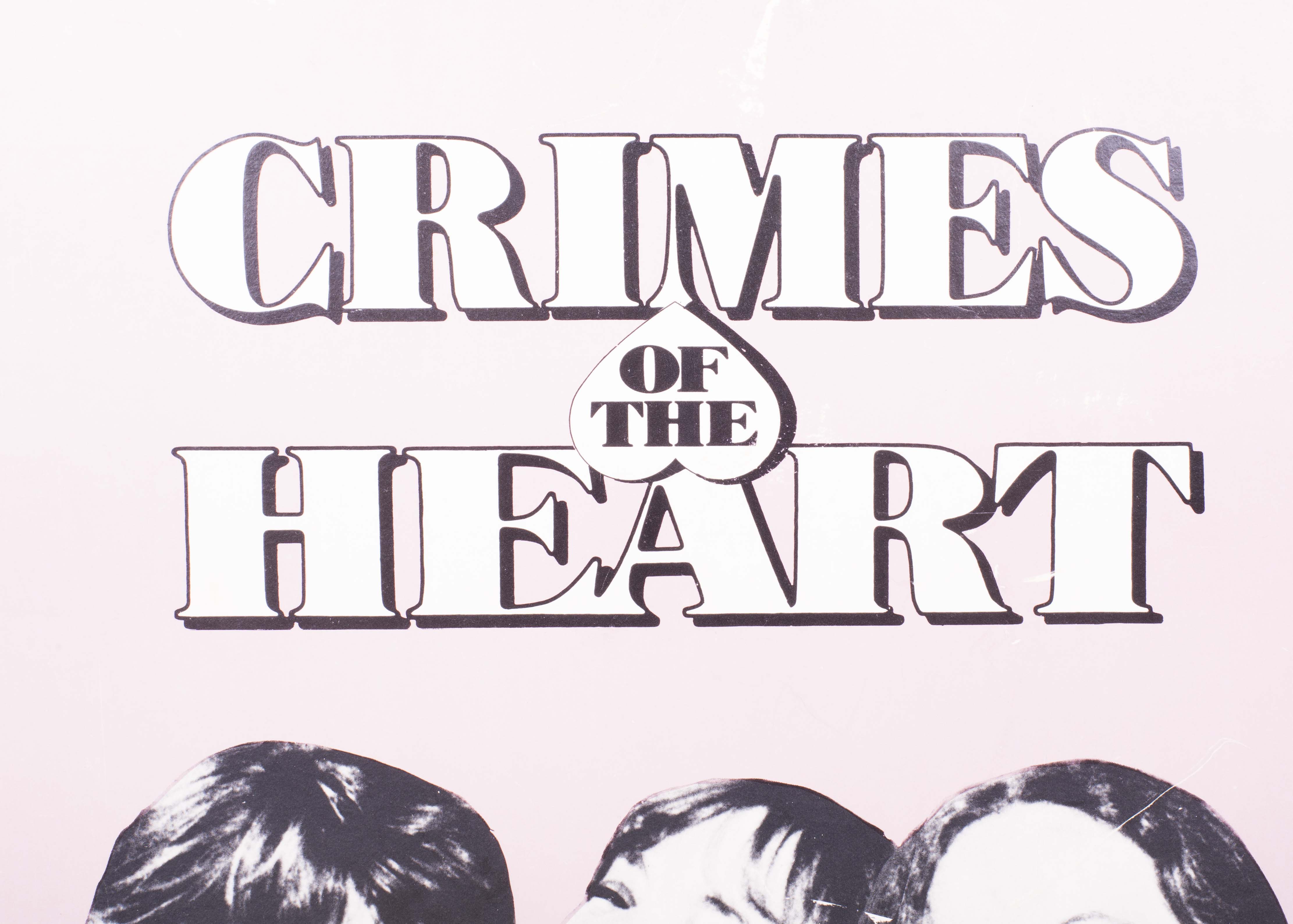 Vintage "Crimes of the Heart" at the Golden Theater Poster