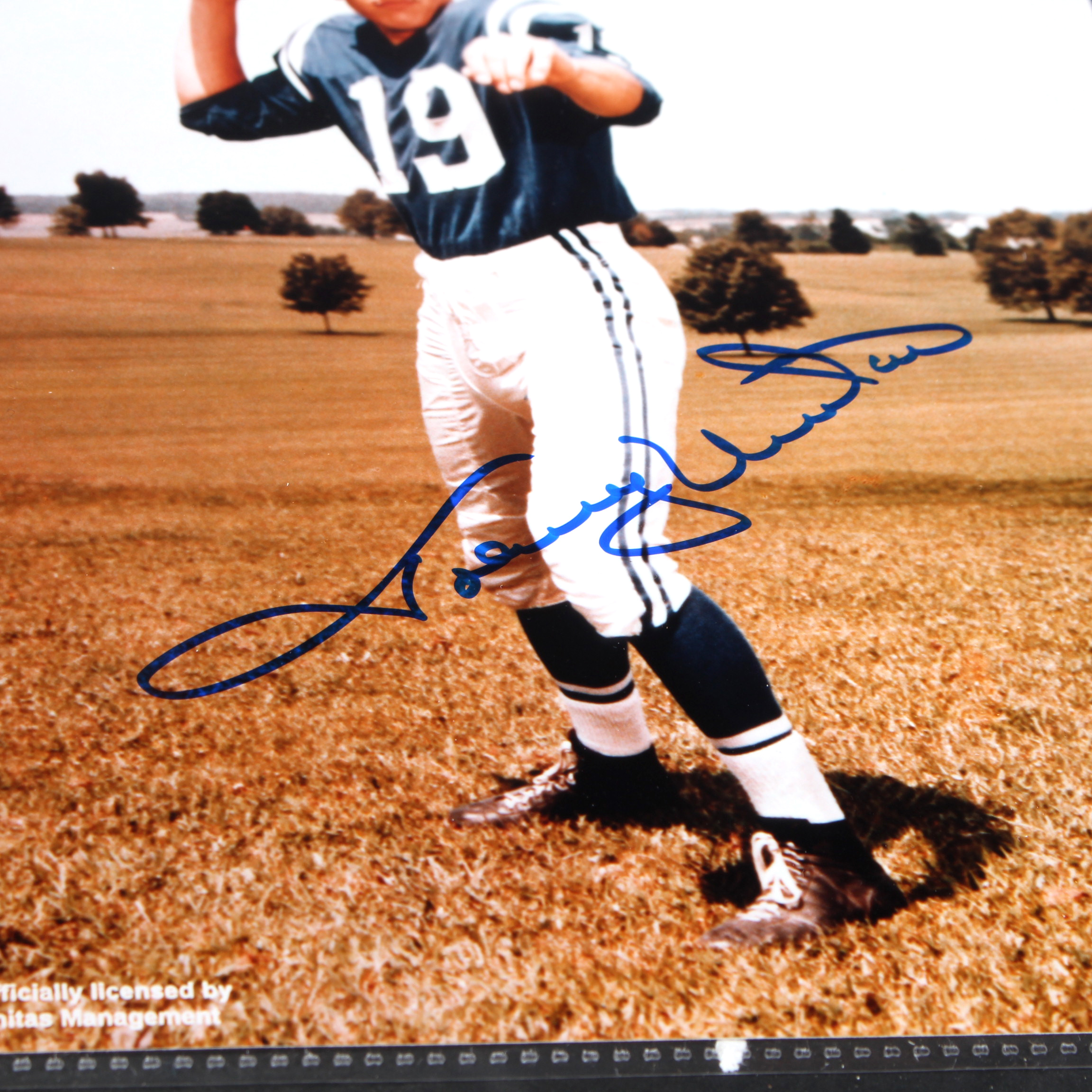 Signed Photograph of Jonny Unitas