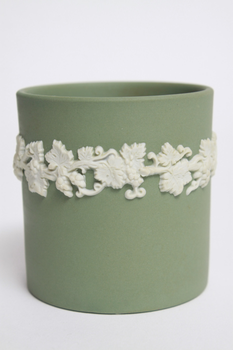 Wedgwood Green Jasperware Tobacco Accessories