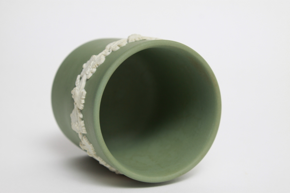 Wedgwood Green Jasperware Tobacco Accessories