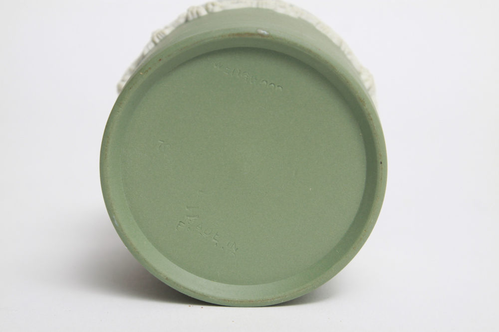 Wedgwood Green Jasperware Tobacco Accessories