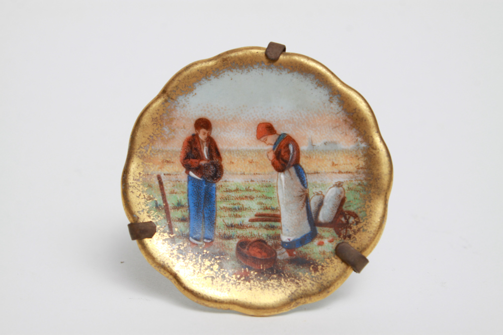 Collection of Limoges France Miniature Plates