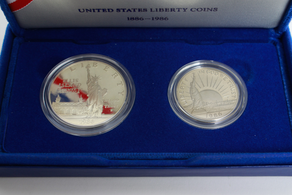 1986 U.S. Silver Liberty Proof Coin Set