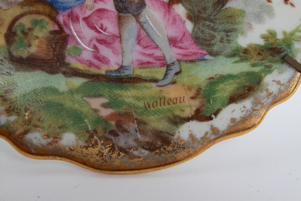 Collection of Limoges Miniature Plates and Lidded Dish