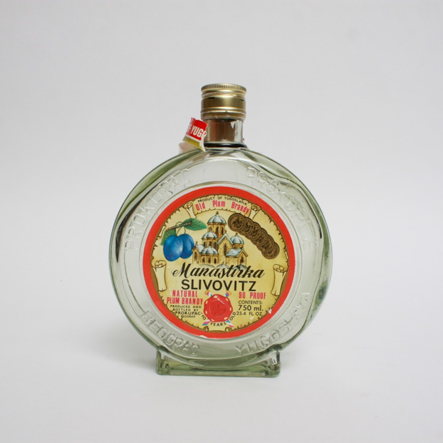 Manastirka Slivovitz Bottle