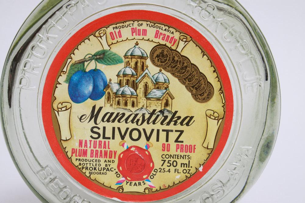 Manastirka Slivovitz Bottle