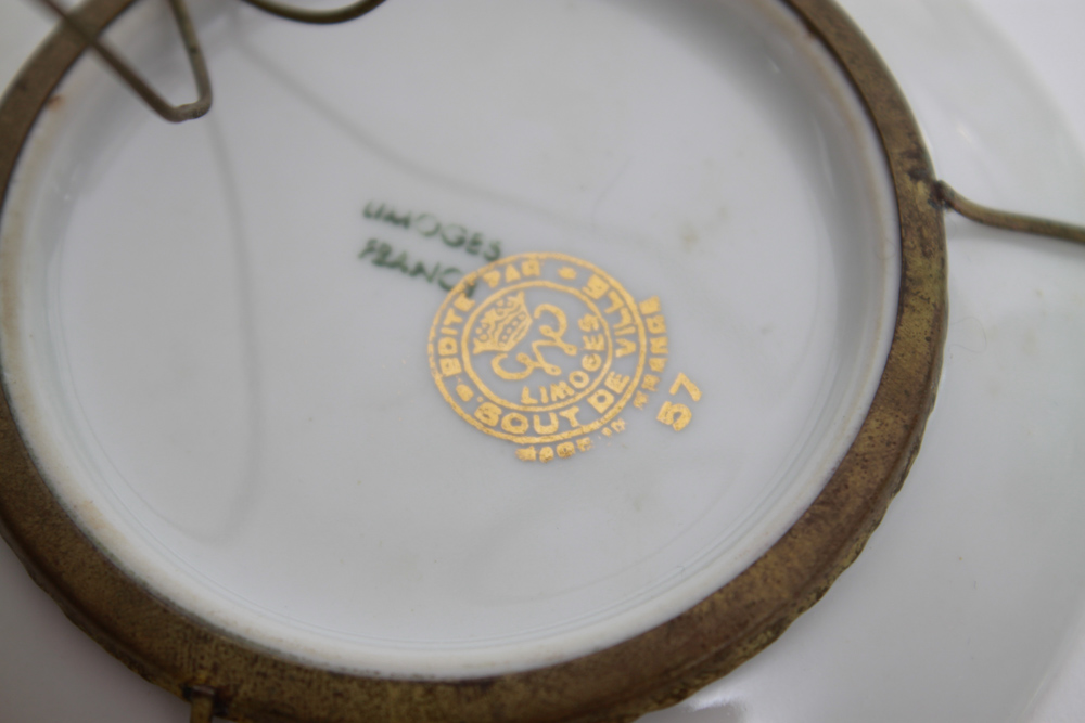 Collection of Limoges Miniature Plates and Lidded Dish