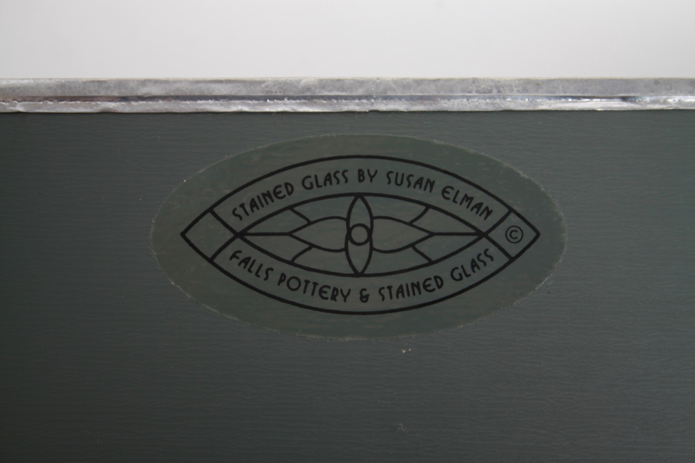 Susan Elman & Lumen Heir Stained Glass Vanity Items