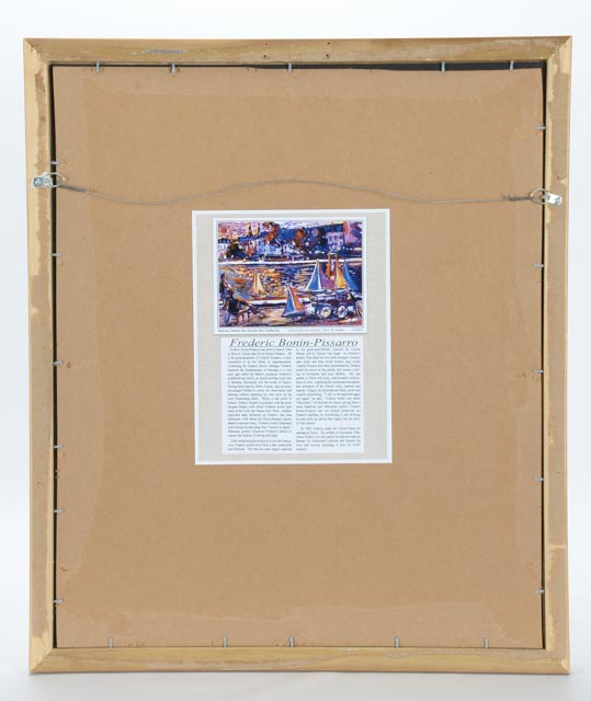 Cincinnati International Wine Festival 1999 Poster Signed by Frederic Bonin-Pissarro