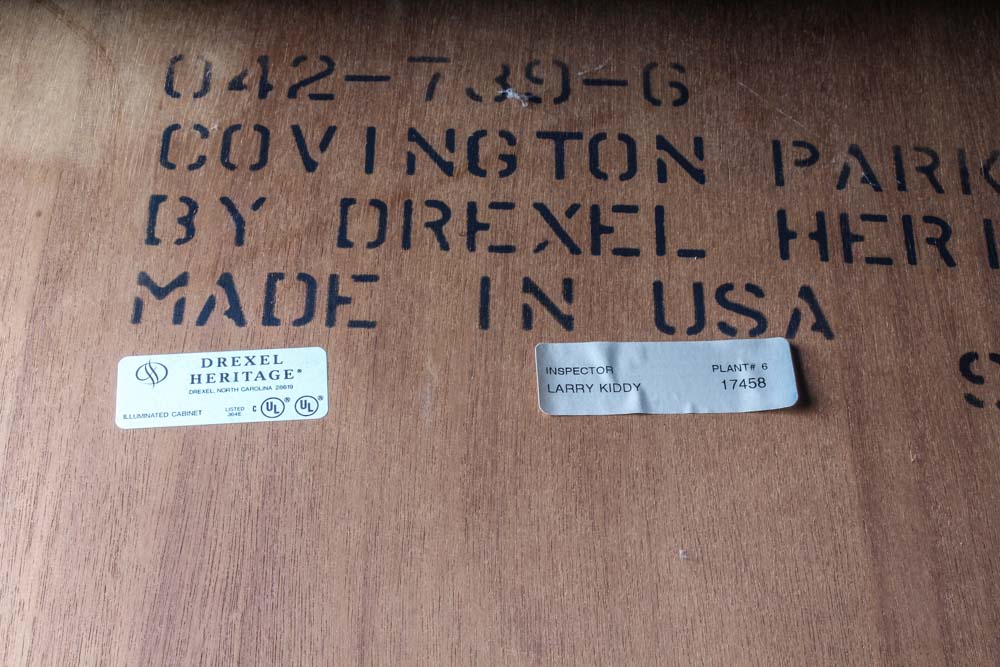 Drexel Heritage Covington Park Illuminated China Cabinet