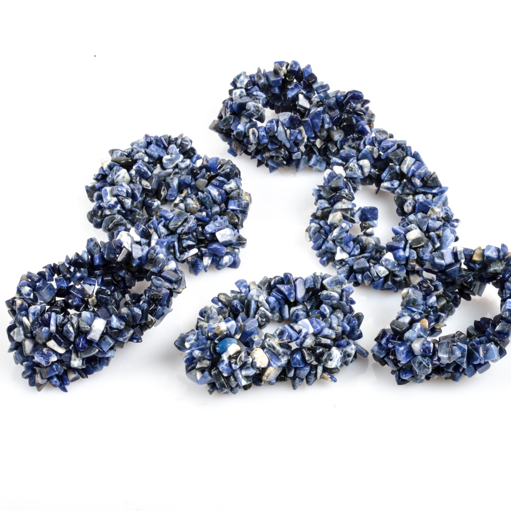 Six Lapis Lazuli Bracelets