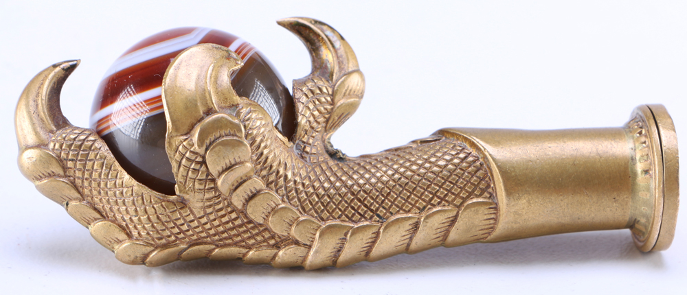 Victorian Eagle Claw Wax Seal Stamp