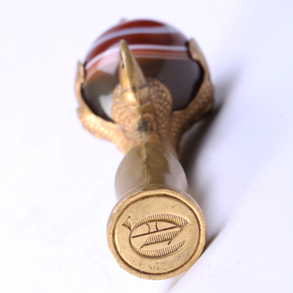 Victorian Eagle Claw Wax Seal Stamp