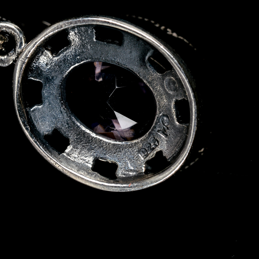 Sterling Silver and Amethyst Necklace and Bracelet