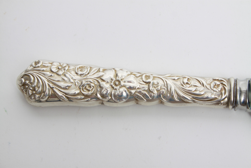 Vintage Webster Sterling Silver Bridal Cake Knife