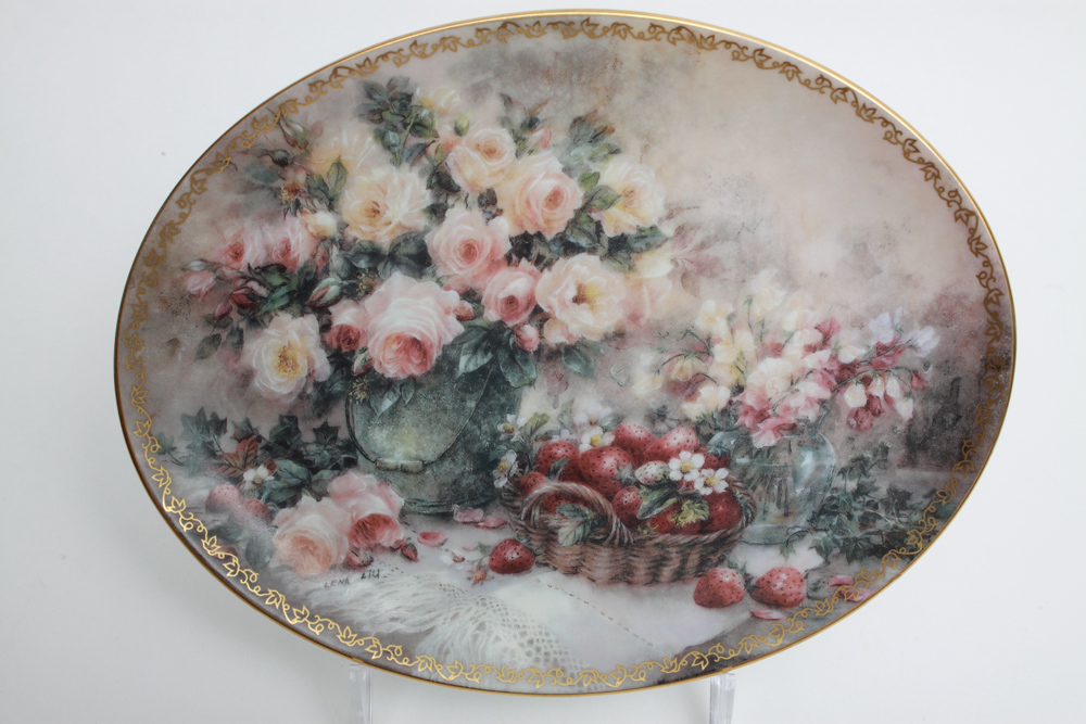 Assortment of Hummingbird and Floral Editioned Collector Plates