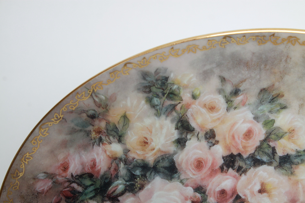 Assortment of Hummingbird and Floral Editioned Collector Plates