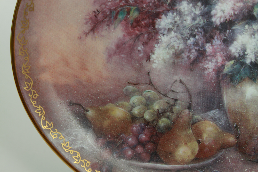 Assortment of Hummingbird and Floral Editioned Collector Plates