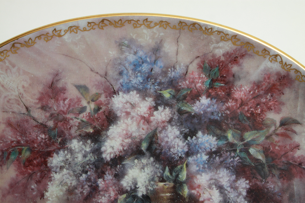 Assortment of Hummingbird and Floral Editioned Collector Plates