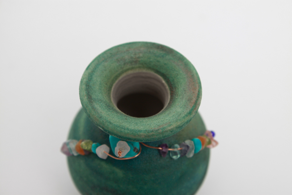 Collection of Jeremy Diller Raku Pottery