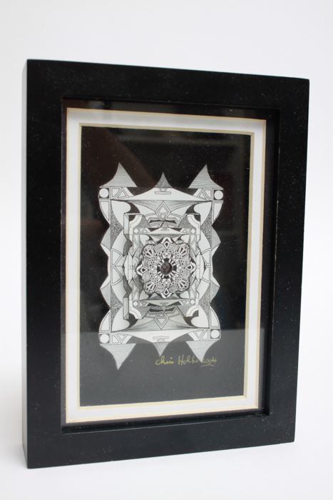 3D Paper Art Signed by Chris Hobbs