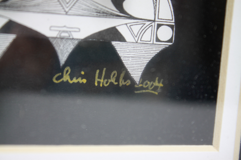 3D Paper Art Signed by Chris Hobbs