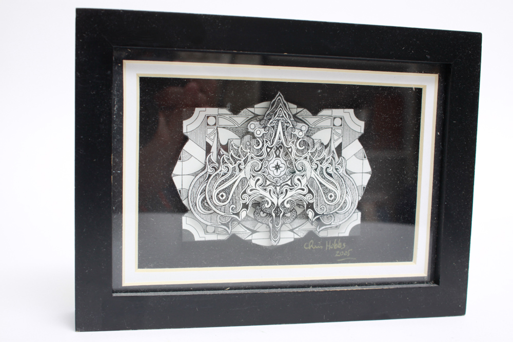 3D Paper Art Signed by Chris Hobbs