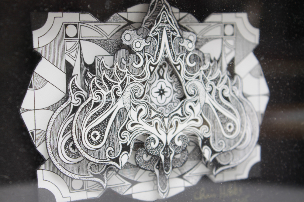 3D Paper Art Signed by Chris Hobbs