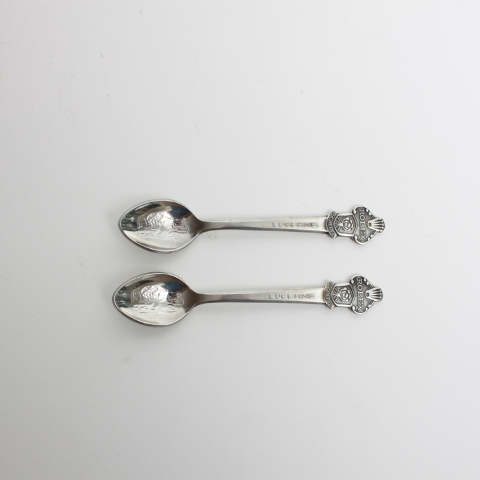Pair of Rolex Lucerne Spoons