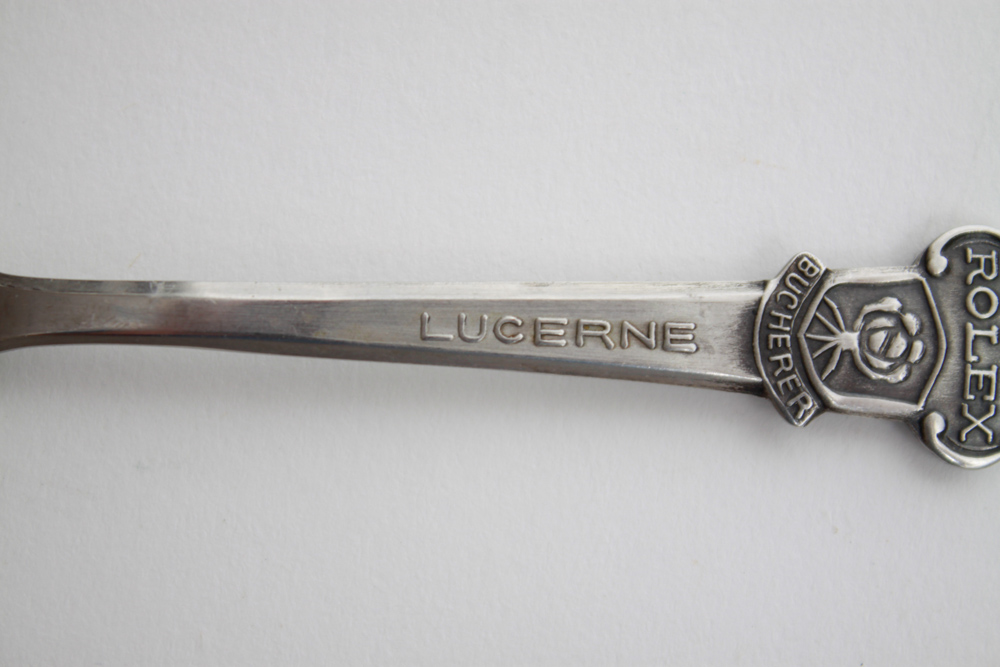 Pair of Rolex Lucerne Spoons